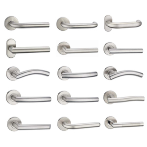 Thiết Kế Mới Cửa Nội Thất Đòn Bẩy Trong Nhà Khóa Xử Lý Kéo Matte Màu Đen Cổ Điển Sang Trọng Thép Không Gỉ Cửa Xử Lý Cho Phòng Ngủ - Product Image 3