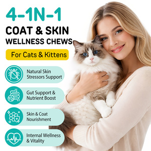 Worafy - Masticables <span class=keywords><strong>para</strong></span> la Prevención de Pulgas y <span class=keywords><strong>Garrapatas</strong></span>, Naturales, <span class=keywords><strong>para</strong></span> la Salud de la Piel y el Pelaje - Product Image 3