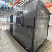 Vente en gros usine – Maison pliable à toit plat, étanchéité supérieure, 100 % anti-infiltration, installation rapide, économique, populaire en Afrique