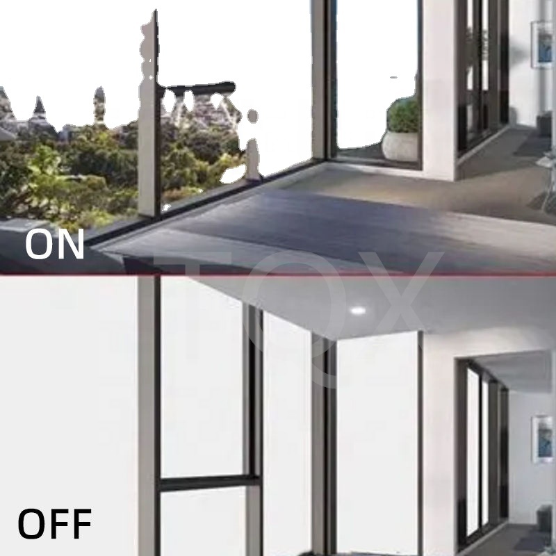 Делюкс смарт-пленка переключаемая умная стеклянная пленка для ванной стеклянная дверь