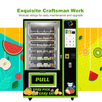 Distributeur automatique réfrigéré Miracle Distributeur combiné de salades de fruits par ascenseur pour centre commercial