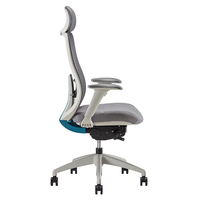 Chaise de bureau exécutive en maille réglable 4D de haute qualité, design moderne, ergonomique, dossier haut avec 3 vérins à gaz