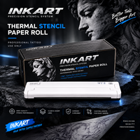 Rouleau de papier transfert thermique A4 pour tatouage, feuilles de pochoirs faciles à appliquer, durable plus de 20 jours, pour imprimante jet d'encre, copieur, art corporel, Inkart 30m