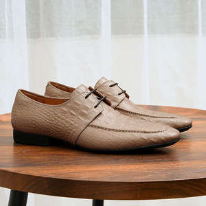 รองเท้าลำลองผู้ชายคุณภาพสูงแบบ Patchwork - กันน้ำ ผูกเชือก พื้นรองเท้ากันลื่น ด้านบนเสริมความสูง เหมาะสำหรับใส่ทำงาน - Product Image 3