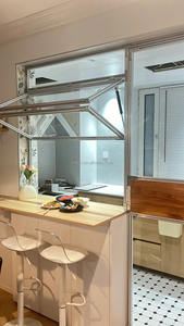 Fenêtres verticales repliables de haute qualité en aluminium verre trempé sécurité fenêtre pliante gril Double rabat fenêtre pliante - Product Image 6