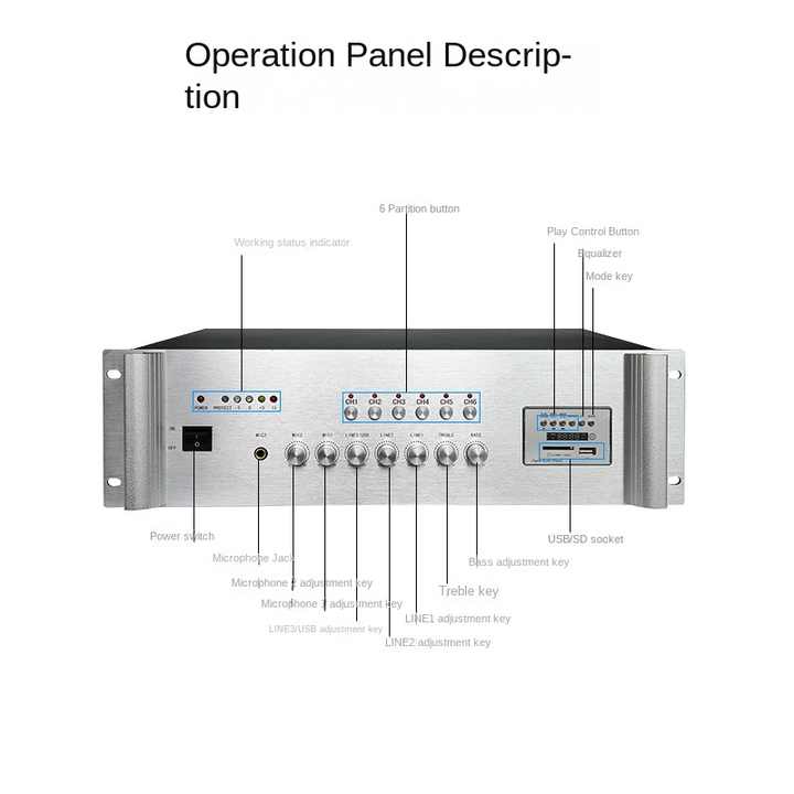 DEX Combined Constant Voltage Public Broadcasting High Power for 6 ...