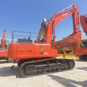 Excavadora de cadenas Hitachi EX400 de gran tamaño, serie EX400, máquina excavadora estándar con cucharón pesado y potente torque. - Product Image 1