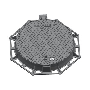 Nodulair Gietijzer Rond Putdeksel Gesloten En124 F900 Putdeksel Gietproduct - Product Image 1