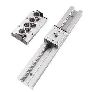 double chrome shafts black color linear guide high quality precision anti-rust roller bearing linear guide SGR15N