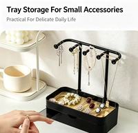 Support à bijoux suspendu avec tiroir pour colliers, boucles d'oreilles, bracelets, bagues – Rangement d'accessoires pour chambre et commode – Offre spéciale
