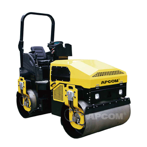 Compacteur vibrant à double tambour, autoporté, à commande hydraulique, diesel et essence, 6hp 9hp, pour la construction de chaussées, 1T 3T 5T - Product Image 1