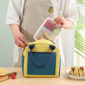 Customize Polyester <b>Lunch</b> Bag Thickened Waterproof Reusable Insulated Cooler Tote <b>Box</b> Zipper Closure <b>for</b> Men <b>Women</b> Work Picnic - Product Image 4