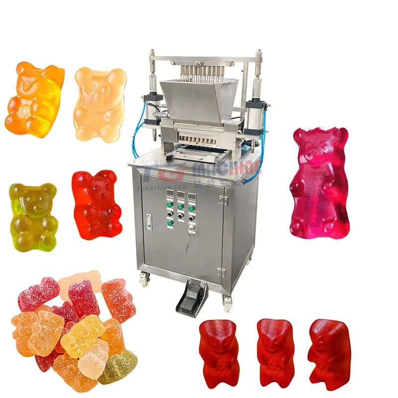 Machine de fabrication de bonbons semi-automatique à haut rendement machine de remplissage de bonbons machine de fabrication de bonbons