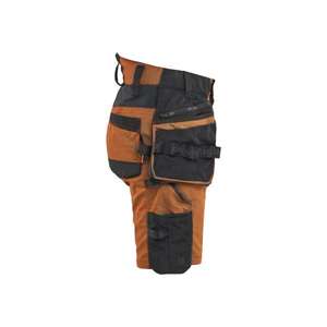 BLAKLADER - 717511494099C50 Pantalones cortos artesanos para mujer en dos vías elásticos Rust/Black - EAN 7330509957486 PANTALONES DE TRABAJO PANTALONES CORTOS DE TRABAJO - Product Image 5