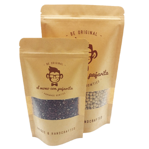 ClassicPackaging 100 pièces Sachet Doypack VMPET coloré métallisé, étanche à l'humidité, thermoscellable, avec fenêtre dépolie, pour aliments et farine - Product Image 2