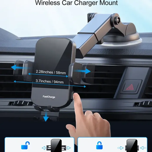 Soporte para Teléfono de Coche con Sujeción Automática, Cargador Inalámbrico Rápido de 15W y Soporte para Teléfono con Cargador para Coche - Product Image 6