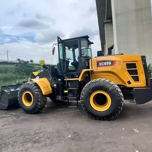 चीनी शीर्ष ब्रांड 5 टन xc958 फ्रंट लोडर वैकल्पिक विविध संलग्नक के साथ नए व्हील लोडर - Product Image 5