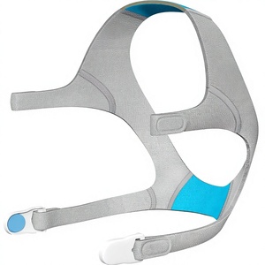 Sangle de remplacement <span class=keywords><strong>pour</strong></span> <span class=keywords><strong>masque</strong></span> nasal CPAP <span class=keywords><strong>ResMed</strong></span> AirFit/AirTouch N20 avec clips magnétiques, dispositif médical de classe I - Product Image 1