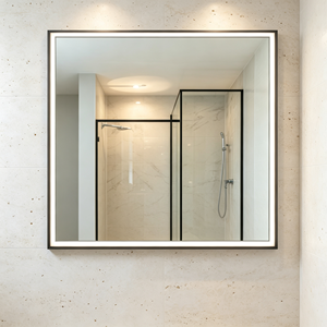 意大利家居装饰浴室镜子 LED智能触摸壁挂式浴室发光镜 - Product Image 4