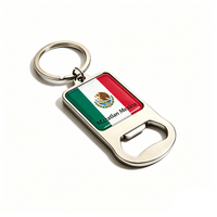 Llavero Abridor de Botellas de Metal Personalizado con Resina Epoxi, Souvenir Turístico de Italia, Nápoles, Mazatlán, México, Poznan, Polonia