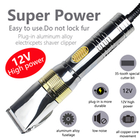Professioneller Edelstahl 110-240V DC Wolltrimmer für Schafe, Ziegen, Große Hunde/Katzen/Alpakas - Tierpflege-Set
