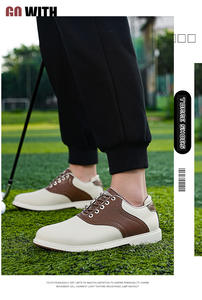 Zapatillas Deportivas Británicas Unisex de Talla Grande para Negocios, Invierno y Verano, Cómodas, Antideslizantes, para <span class=keywords><strong>Golf</strong></span>, con Tacos Fijos Ligeros, de Microfibra y Cuero - Product Image 5