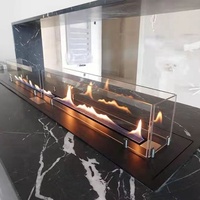Perapian Listrik 3D Modern dengan Uap, Perapian LED Dalam Ruangan, Pemanas Perapian Uap Air