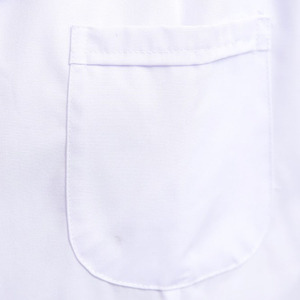 Bata de laboratorio blanca de manga corta para hombres y mujeres, uniformes de hospital con logo impreso, tallas S, M, L, XL, XXL, material Diping. - Product Image 2