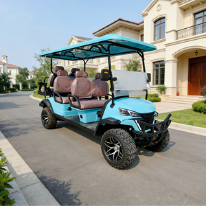 <b>72V</b> 100Amp Steel <b>Battery</b> 6 Seats 4KW AC Motor Electronic Brake Street Legal Electric Golf Cart - Product Image 4