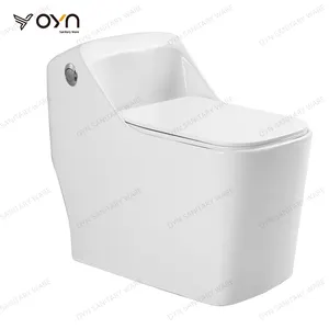 OYN Sanitaire 1201 Articles de toilette une pièce Cuvette de toilette de style occidental pour hôtel, maison, salle de bains, toilettes à laver