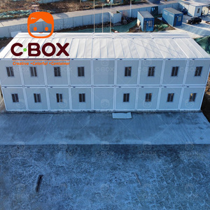 Cbox Easy Assemble Prefab Flat Pack Office Modular 3-Story Site Dormitory Mining Worker Camp Mobile Container House - Product Image 6