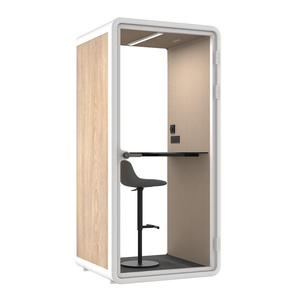 Contemporary Acoustic Office Booth Single Seat Soundproof Pod for Open Office Areas - Product Image 4