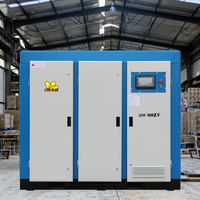 Compresseur d'air à vis à conversion de fréquence 45kw 55kw 75kw 8bar 10bar 10m ³ Compresseur de type rotatif à faible bruit Air 10hp 20hp 30hp