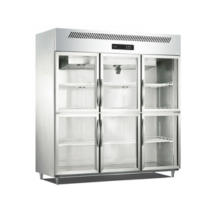Refrigerador y Congelador Comercial Vertical de Doble Puerta con Iluminación LED y Enfriamiento por Aire para Cocinas de Restaurantes BT-QL-F001 - Product Image 5