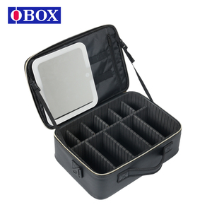 Hot Bán Trọng Lượng Nhẹ Trang Điểm Trường Hợp Ban Nhạc Đàn Hồi Không Thấm Nước Dây Kéo Đóng Cửa Nhẹ Gương Túi Mỹ Phẩm Cho Cuộc Sống Nhà Lưu Trữ - Product Image 2