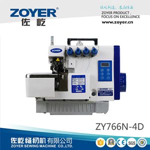 จักรเย็บผ้าโอเวอร์ล็อค Zoyer รุ่น ZY766N-4D สี่เส้นด้าย ความเร็วสูง สำหรับงานผ้าและสิ่งทอ - Product Image 4