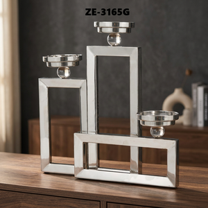 Handmade <b>Iron</b> Candle Holder Latest Collection Luxury Decorative Metal Candlestick <b>Stand</b> for Wholesale Wedding Home Hotel Decor - Product Image 2