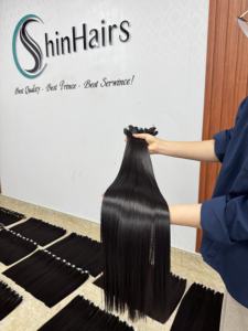 Factory Price Vietnamese <b>Human</b> Weft <b>Hair</b> <b>Extensions</b> 100% <b>Real</b> Remy Double Drawn Soft Thick <b>Hair</b> for Export Market - Product Image 2