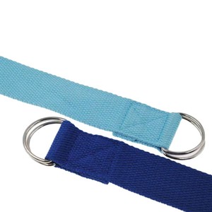 Ceinture de yoga extensible anti-cyphose, sangle flexible, outil d'entraînement auxiliaire en polyester 1,8 m avec boucle en D 4,0 cm <span class=keywords><strong>Jessi</strong></span> - Product Image 5