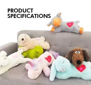 Afp Anxiety Relief Calming Plush Pet Toy With Heartbeat Simulator &amp;heat <strong>Pack</strong> Sleeping Aid Stuffed Animal Heartbeat Dog &amp; Toy - Product Image 1