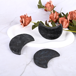 Pierre de guérison artisanale sculptée en forme de lune, style Feng Shui, en cristal naturel, prix de gros, pour la décoration intérieure - Product Image 2