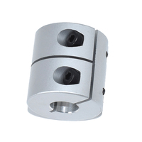Moteur DXC Vis de réglage rigide fendue de haute précision Moteur pas à pas Type de serrage Offre Spéciale Accouplement d'arbre rigide en acier haute résistance