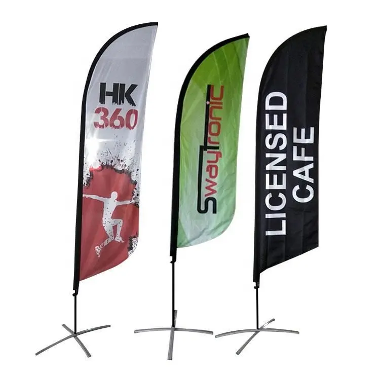 Advertising Tear Drop All Size Available Custom Promotional Flying Banner Teardrop Flag Outdoor Advertising Beach Flag