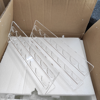 Support pour jetons de poker en acrylique, plateau de rangement en plastique transparent pour utilisation en casino, ajustement universel, design à surface lisse