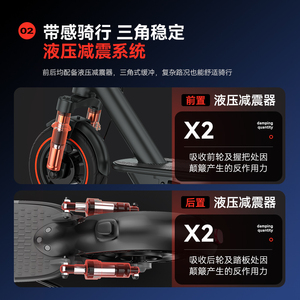 สกู๊ตเตอร์ไฟฟ้า 1000W มอเตอร์ไร้แปรงถ่าน กันน้ำ พกพาสะดวก สำหรับเดินทางในเมือง ใช้ได้ทั้งชายและหญิง ควบคุมผ่านแอพพลิเคชั่น ปลั๊กแบบ US - Product Image 5