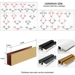 แผ่นอลูมิเนียมลายไม้แบบเส้นตรงสำหรับตกแต่งผนังภายในล็อบบี้โรงแรม - Product Image 3