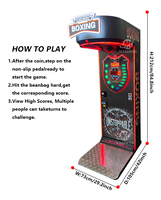 MAKER Factory Wholesale Boxing Machine Machine De Boxe Arcade Punching Strength Test Machine for Sale High Profit Game Center