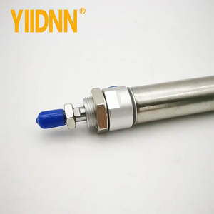 MA 20mm de acero inoxidable de doble acción Mini cilindro neumático/25/50/75/100/125/150/175/200/250/500mm de carrera aire pistón cilindro - Product Image 3