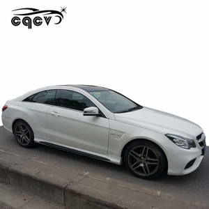 AMG style kit carrosserie pour <span class=keywords><strong>Mercedes</strong></span> Benz <span class=keywords><strong>classe</strong></span> <span class=keywords><strong>E</strong></span> w212 voiture <span class=keywords><strong>accessoires</strong></span> 2 portes pare-chocs jupes latérales et en fibre de carbone tronc spoiler - Product Image 4