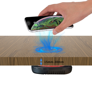 Bàn dài khoảng cách sạc không dây 10W nhanh 30mm Máy tính để bàn sạc Pad đồ nội thất bảng từ nhãn dán từ nhà máy điện từ xa - Product Image 1